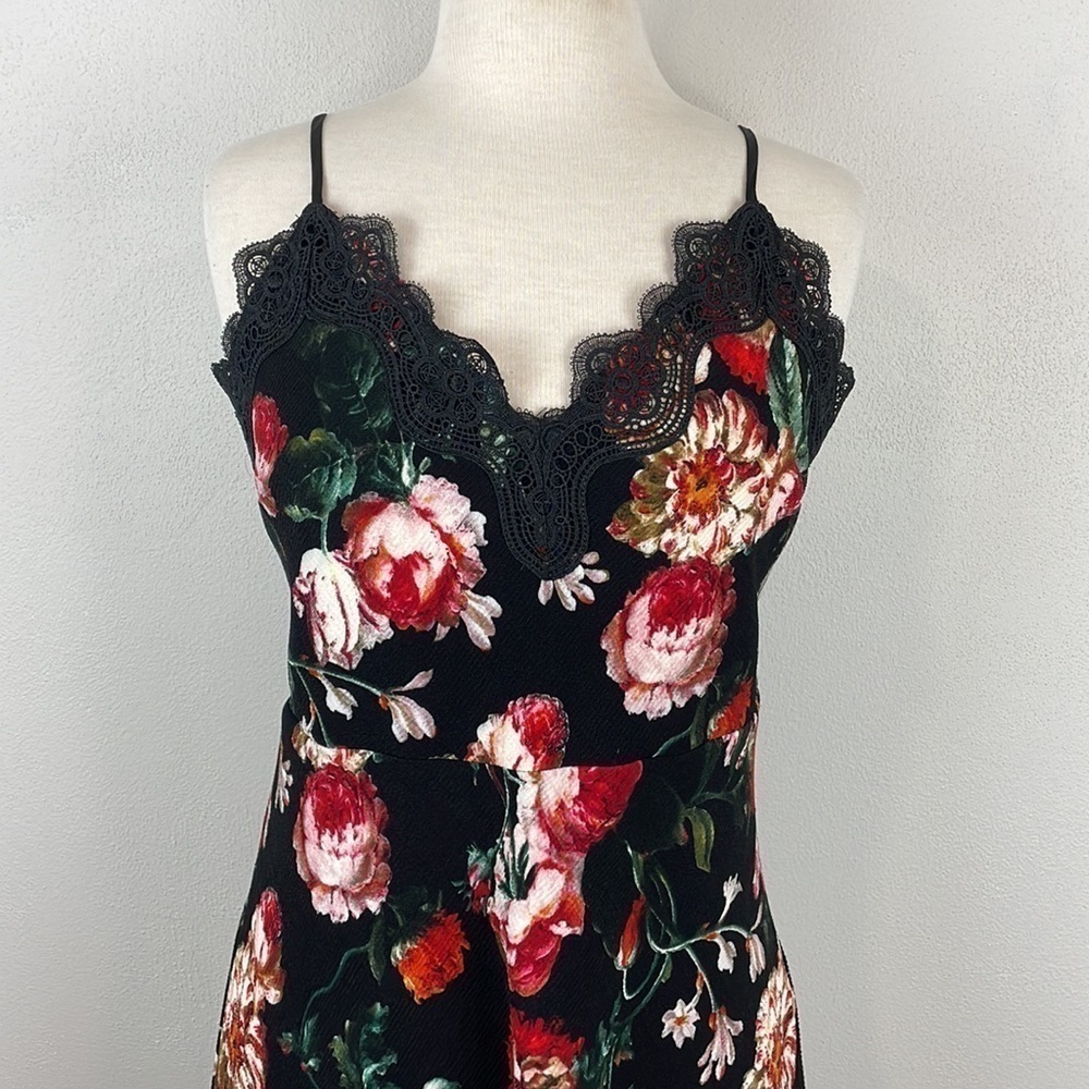 Foxiedox Autumnal Floral Slip Dress - Picture 3 of 12